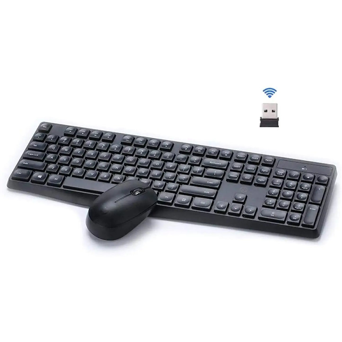 HP Wireless Keyboard & Mouse Ergonomic Design and Silent Typing Keys Black CS10