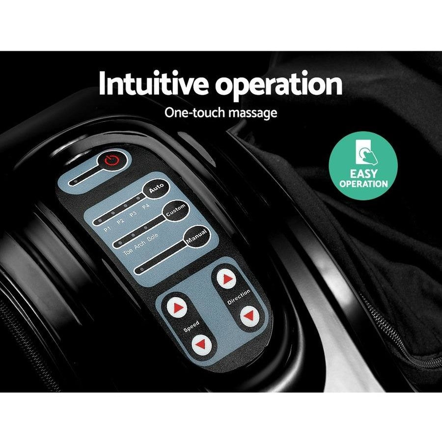 3D Foot Massager Shiatsu Massagers Electric Remote Roller Kneading Bla ...