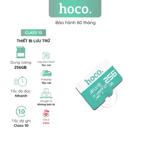 Hoco 256GB High Speed Micro SD Memory Card