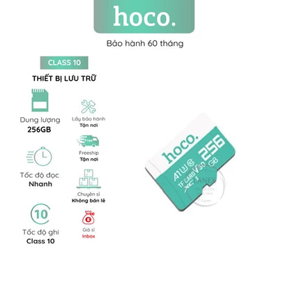 Hoco 256GB High Speed Micro SD Memory Card