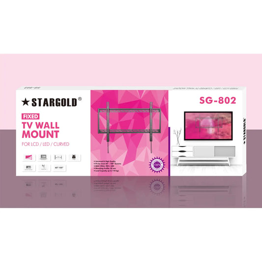 Stargold Sg-802 Fixed Wall Mount For 60-105” Screen