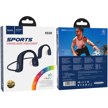 Hoco ES50 Sport Wireless On Ear Headset Blue