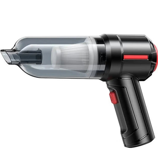 مكنسة كهربائية يدوية لاسلكية من يسيدو، أسود/أحمر VC03