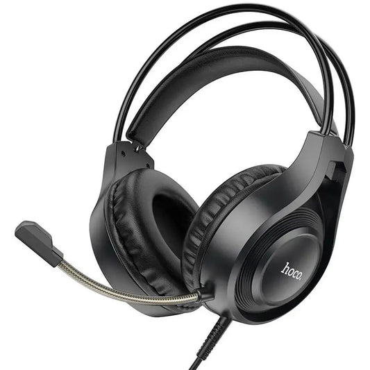 Hoco W106 Tiger Wired On Ear Gaming Headphone Black