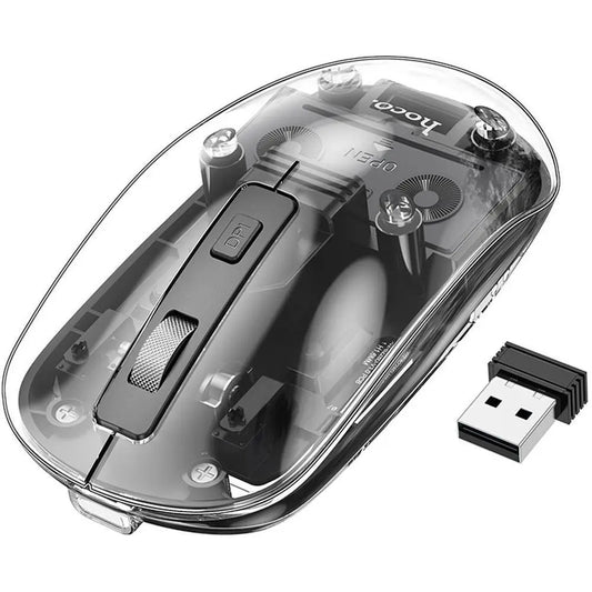 Hoco Wireless Mouse Transparent
