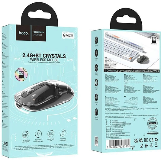 Hoco Wireless Mouse Transparent