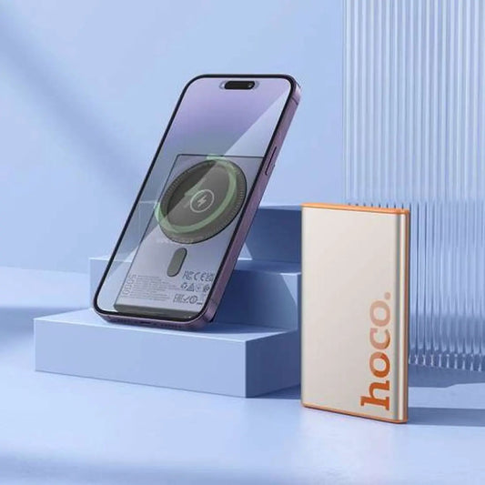Hoco Magnetic Power Bank 5000mAh Titanium Gold Q32