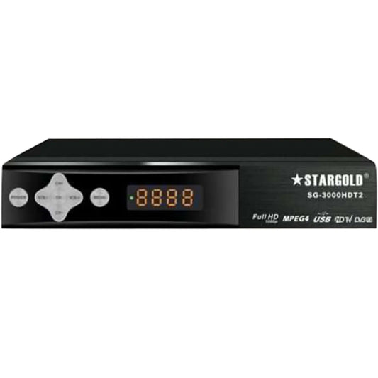 Stargold HD Satellite Receiver Black – SG3000HDT2