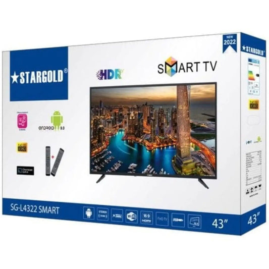 Stargold 43inch 4K UHD Smart LED Television (2022 Model) – SG-L4322