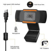 Haysenser Miicam HD 720p USB Webcam for PC & Laptop