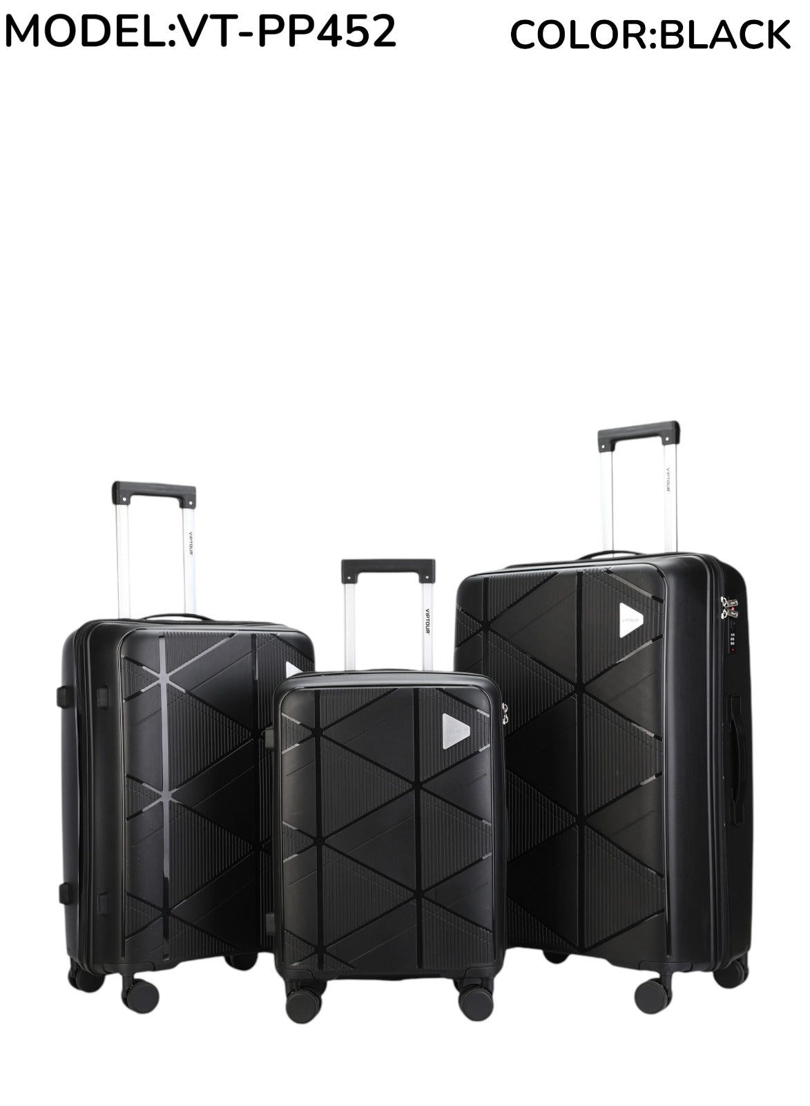 VIPTOUR LUGGAGE 3 PCS SET