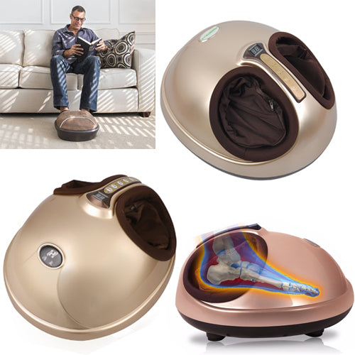 Foot Massager Kneading Shiatsu Therapy Plantar Massage with Heat Function Auto-Off Timer